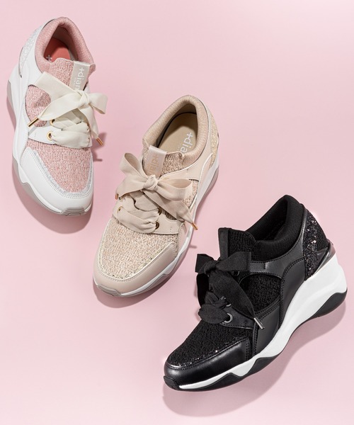 「+diana」 ローカットスニーカー 23.5cm ブラック レディース_画像2