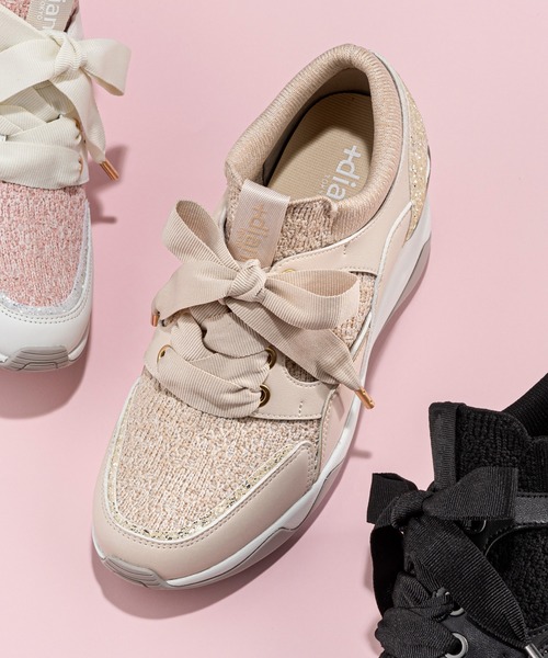 「+diana」 ローカットスニーカー 23.5cm ブラック レディース_画像3