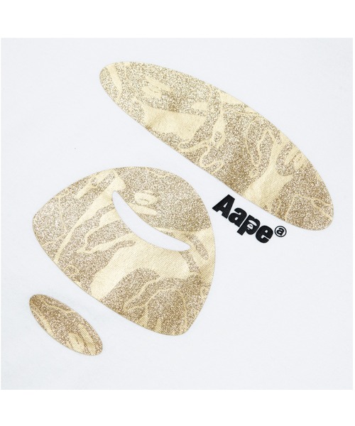 「AAPE BY A BATHING APE」 長袖Tシャツ X-LARGE ブラック メンズ_画像5