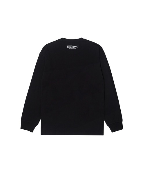「AAPE BY A BATHING APE」 長袖Tシャツ X-LARGE ブラック メンズ_画像7