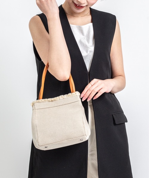トートバッグ 「Jolie Joli/ジョリージョリ」デニム トートバッグ