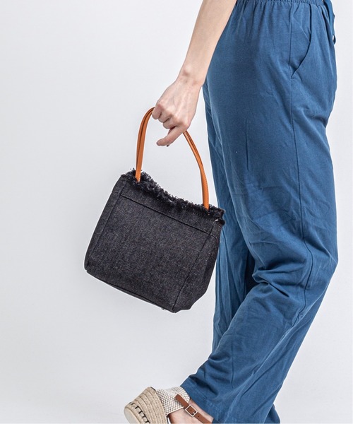 トートバッグ 「Jolie Joli/ジョリージョリ」デニム トートバッグ