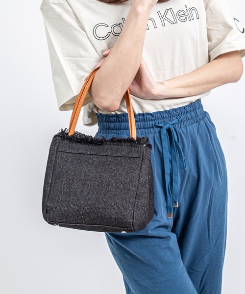 トートバッグ 「Jolie Joli/ジョリージョリ」デニム トートバッグ