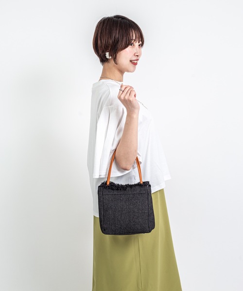 トートバッグ 「Jolie Joli/ジョリージョリ」デニム トートバッグ