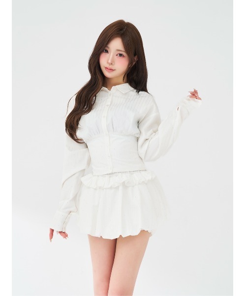 ダーリッチ　セットアップ　ホワイト　darich Darich（ダーリッチ） セットアップ レイヤードライクニット