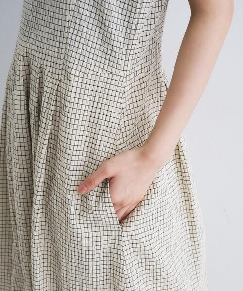 ワンピース shoulder ribbon dressの画像