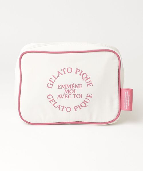 gelato pique（ジェラートピケ） ポーチ - ベージュ レディース