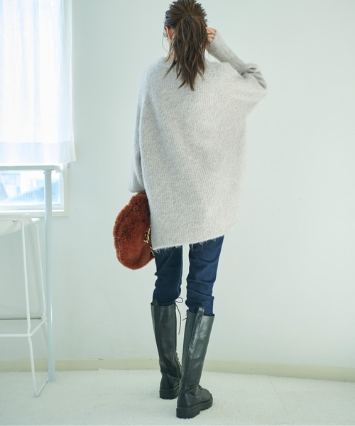 「FREE'S MART」 スキニーデニムパンツ X-SMALL ブラック系その他 レディース_画像9