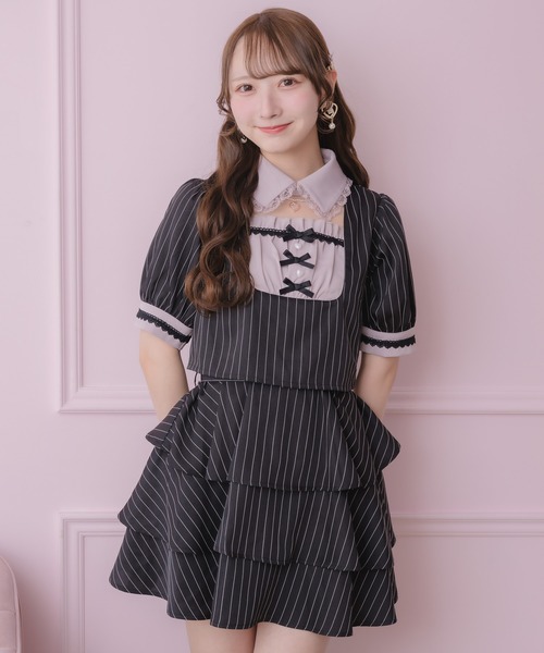 ROJITA（ロジータ） ワンピース ツーピー風ティアードワンピース