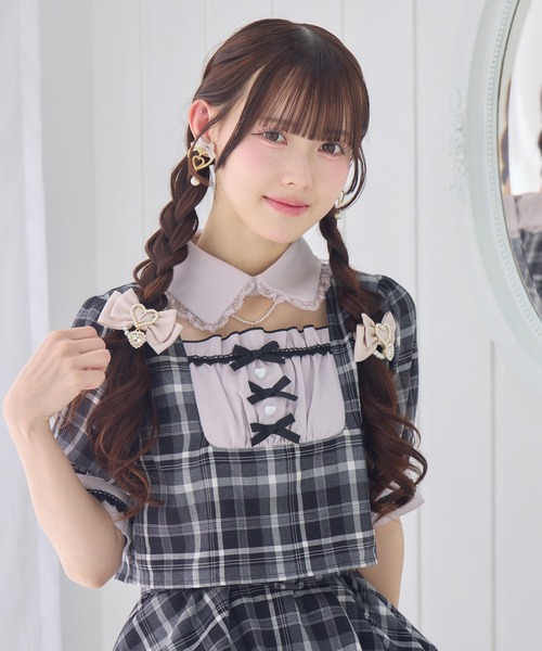 ROJITA ワンピース ROJITA（ロジータ） ワンピース 半袖 ツーピー風ティアードワンピース