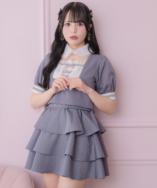 ROJITA（ロジータ） ワンピース ツーピー風ティアードワンピース