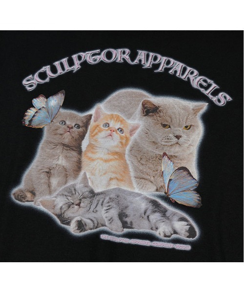 「SCULPTOR」 半袖Tシャツ MEDIUM ブラック レディース_画像4