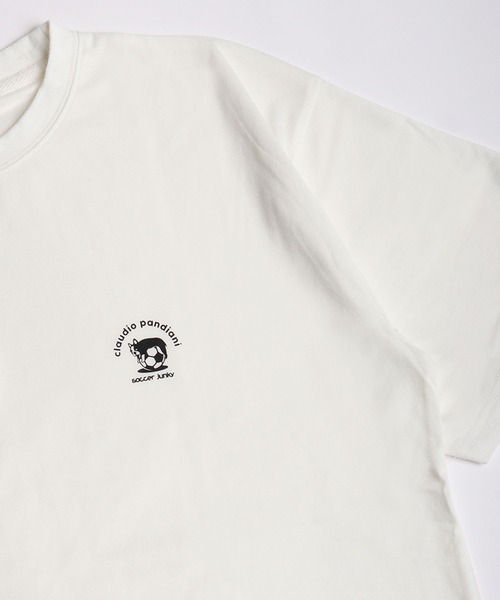 tシャツ SOCCER JUNKY / CLAUDIO PANDIANI ワンポイントプリント 半袖Tシャツ メンズ レディース | SoccerJunky | 06