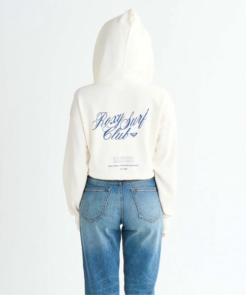 「ROXY」 ジップアップパーカー MEDIUM ピンク レディース_画像3