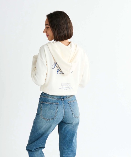 「ROXY」 ジップアップパーカー MEDIUM ピンク レディース_画像5