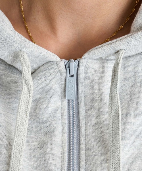 「ROXY」 ジップアップパーカー MEDIUM ピンク レディース_画像9