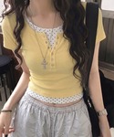 ヘンリーネック tシャツ 半袖 「新色追加」「...の詳細画像1