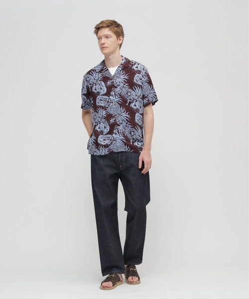 AVIREX（アヴィレックス） アロハシャツ シャツ 半袖 ALOHA SHIRT”PIN