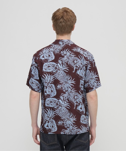 AVIREX（アヴィレックス） アロハシャツ シャツ 半袖 ALOHA SHIRT”PIN