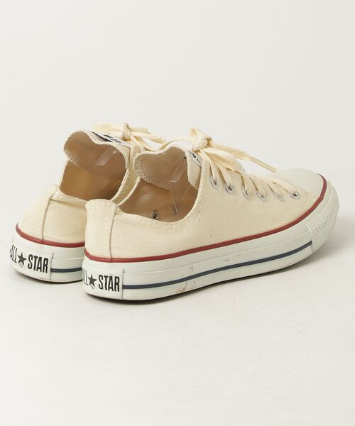 「CONVERSE」 ローカットスニーカー 24.5cm ベージュ レディース_画像2