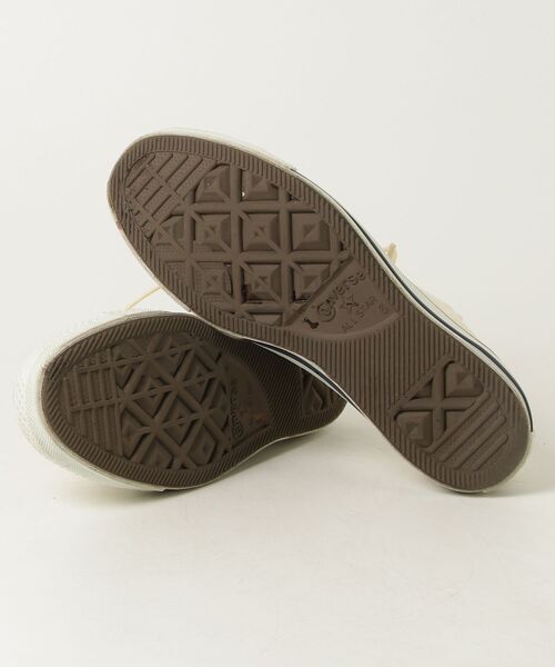 「CONVERSE」 ローカットスニーカー 24.5cm ベージュ レディース_画像3