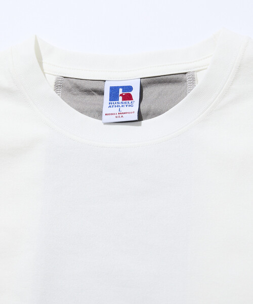 「Russell Athletic」 半袖Tシャツ MEDIUM スミクロ メンズ_画像4