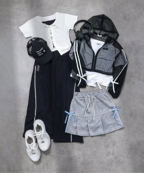 「algy」 「KIDS」キュロット 150 ブラック キッズ_画像7