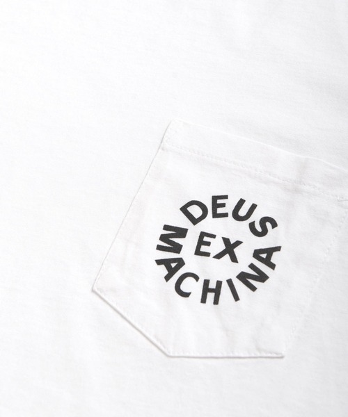 「DEUS EX MACHINA」 半袖Tシャツ L ホワイト メンズ_画像2