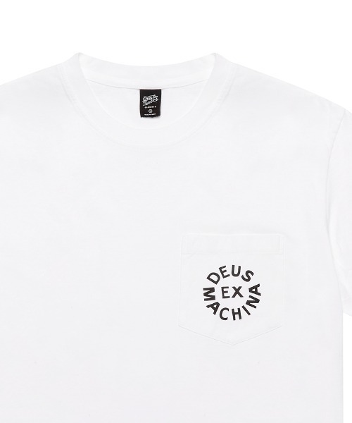 「DEUS EX MACHINA」 半袖Tシャツ L ホワイト メンズ_画像3