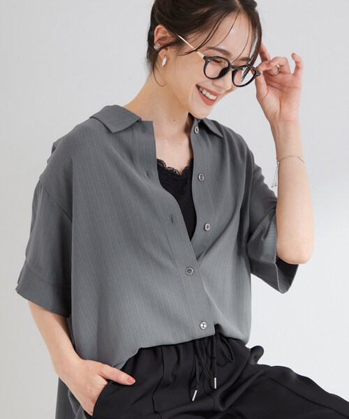 レディース 半袖 ブラウス シャツ SHOO・LA・RUE（シューラルー） ブラウス シャツ 半袖 「通気性/UV/S