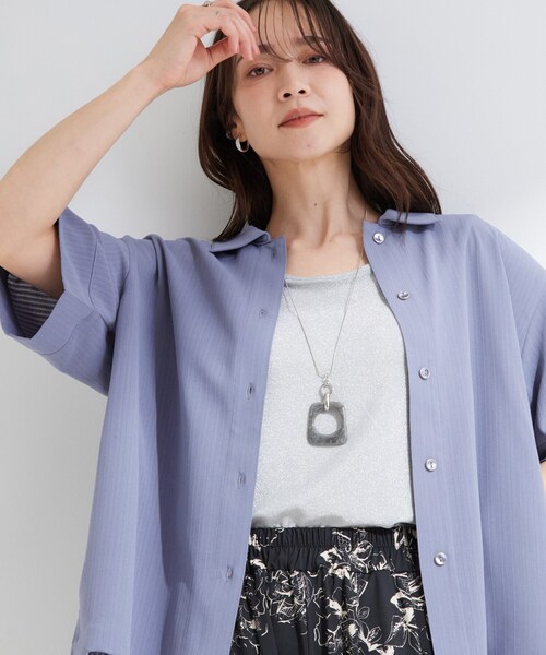 SHOO・LA・RUE（シューラルー） ブラウス シャツ 半袖 「通気性/UV/S