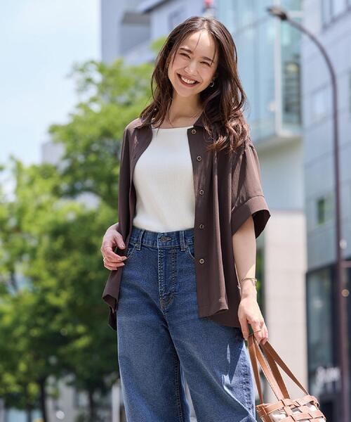SHOO・LA・RUE（シューラルー） ブラウス シャツ 半袖 「通気性/UV/S