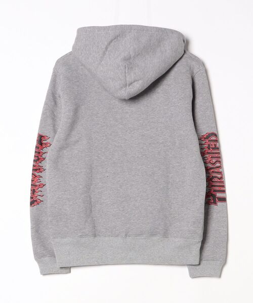「THRASHER」 ワンポイントプルオーバーパーカー S グレー メンズ_画像2