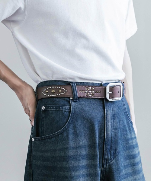 Dickies（ディッキーズ） ベルト サイズ調整可能 35mm PUレザー