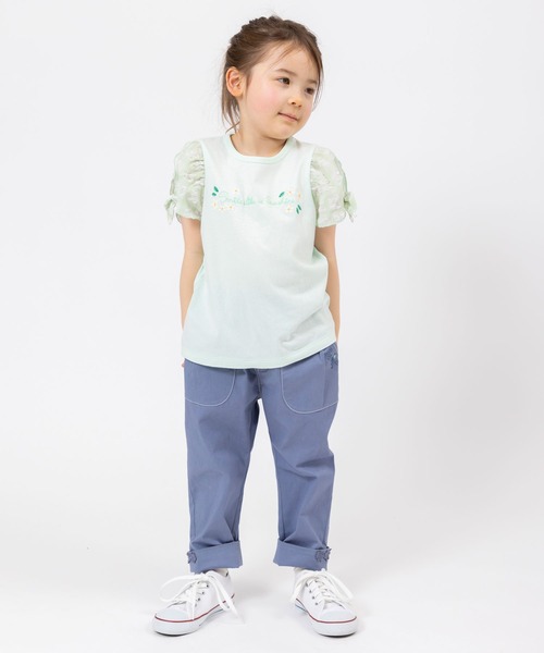 「KP」 「KIDS」半袖カットソー 160cm ミント キッズ_画像5