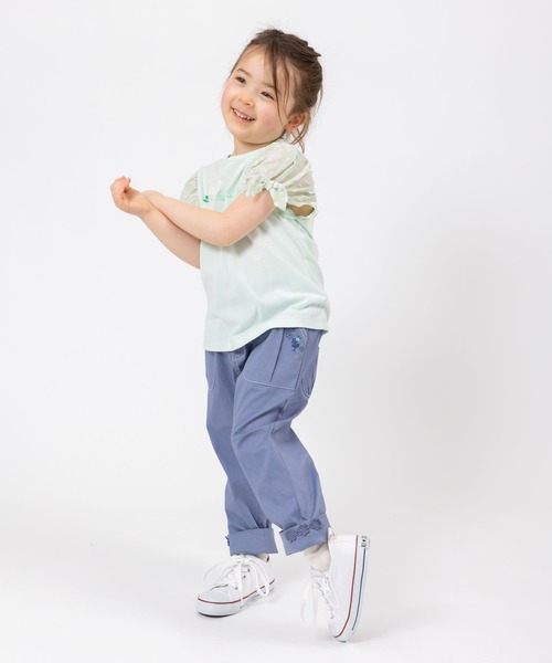 「KP」 「KIDS」半袖カットソー 160cm ミント キッズ_画像6