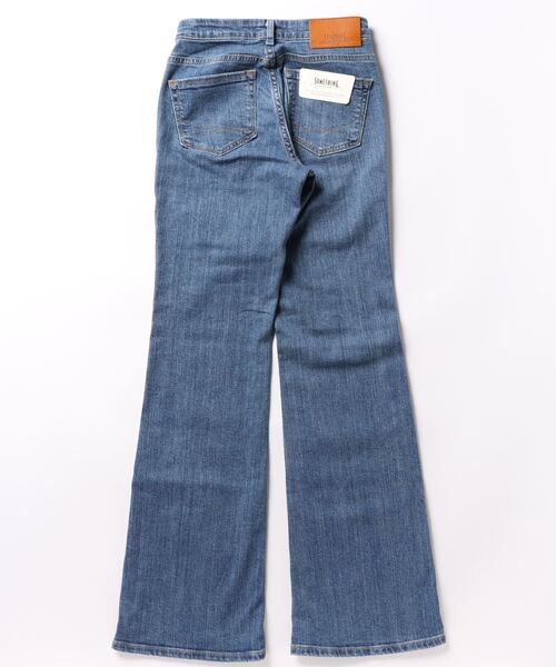 「SOMETHING」 ブーツカットデニムパンツ 26inch ダークインディゴブルー レディース_画像2