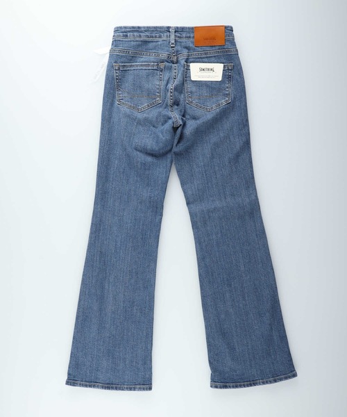 「SOMETHING」 ブーツカットデニムパンツ 26inch ダークインディゴブルー レディース_画像5