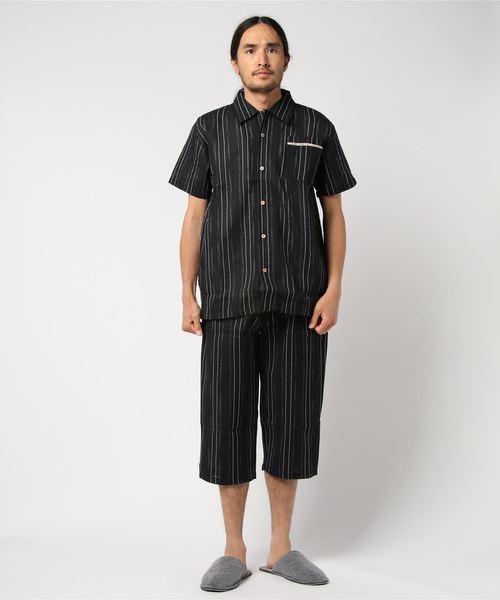 STYLEBLOCK パジャマ しじら織りパジャマルームウェア メンズ