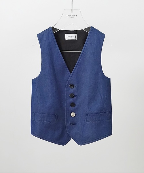 ベスト スーツ キッズ インディゴ ベスト INDIGO BASIC VEST｜zozo｜07