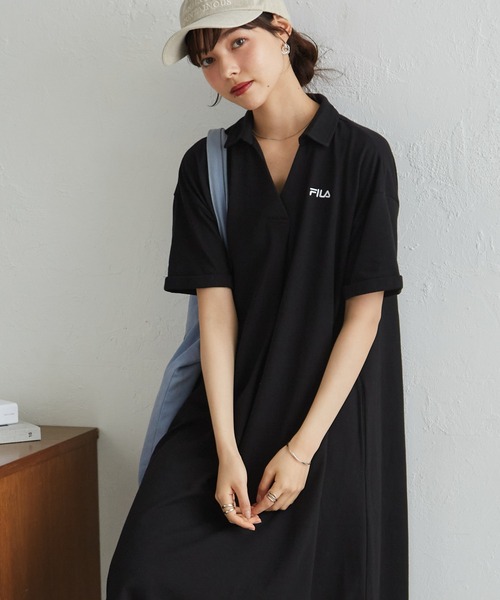 FILA（フィラ） ワンピース 「FILA/フィラ」カノコAラインフレ