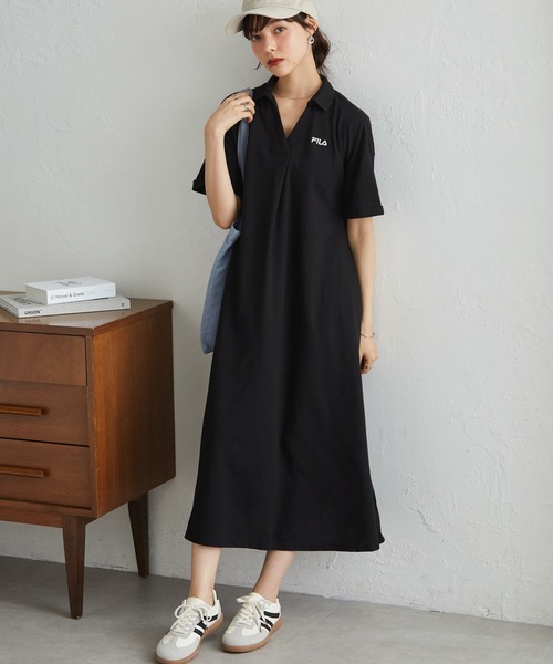 FILA（フィラ） ワンピース 「FILA/フィラ」カノコAラインフレ