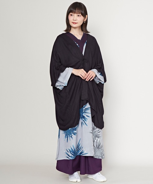 カーディガン 「カヤ」菊薫るUV長羽織 レディース カヤ カーディガン 「カヤ」菊薫るUV長羽織 レディース