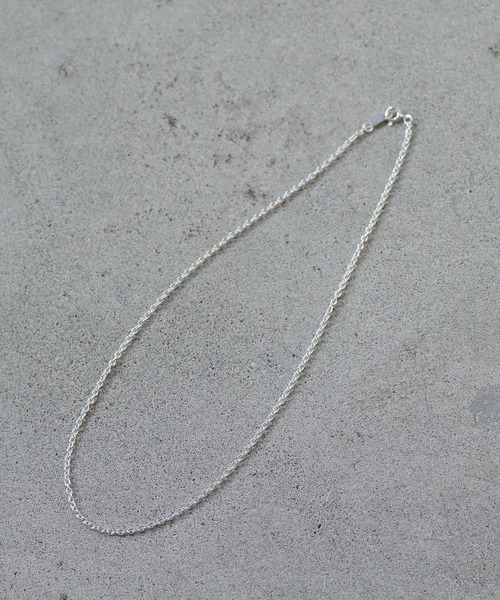 Taaii ネックレス : SILVER 925 AZUKI CHAIN SHORT NECKLACE