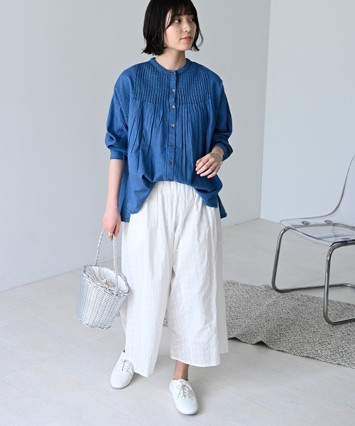 Lupilien（ルピリアン） シャツ ブラウス MADE ININDIA◇薄手 5オンス