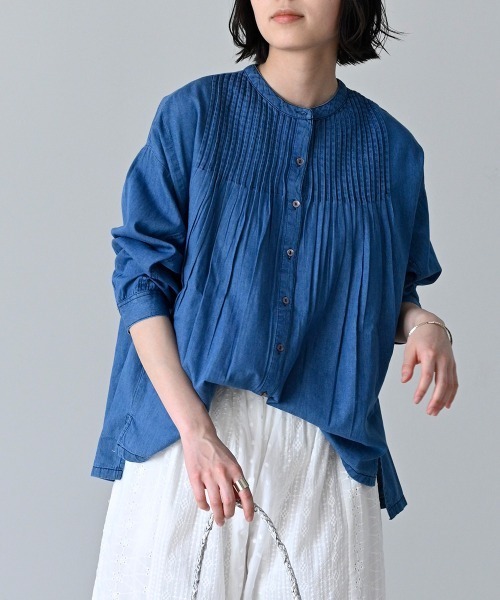 Lupilien（ルピリアン） シャツ ブラウス MADE ININDIA◇薄手 5オンス