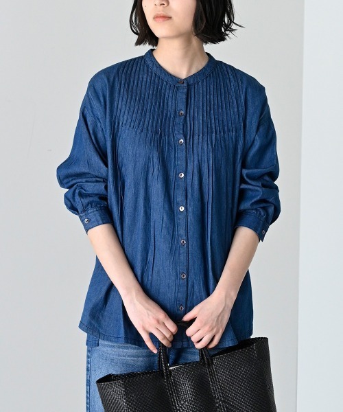 Lupilien シャツ ブラウス MADE ININDIA◇薄手 5オンス