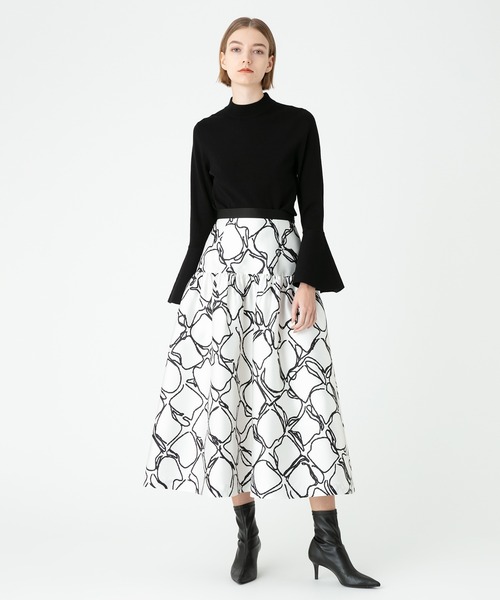 ニット セーター 「LOULOU WILLOUGHBY」トランペットカフプルオーバー レディース LOULOU WILLOUGHBY ニット セーター 「LOULOU WILLOUGHBY