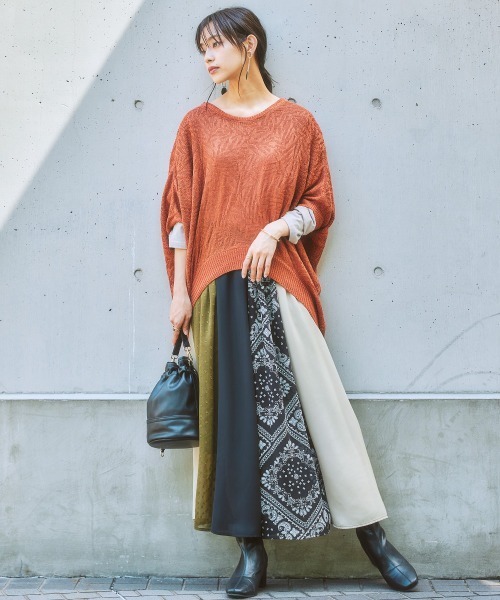 Soiunique（スワユニーク） スカート ツギハギマキシスカート