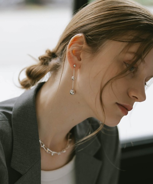 神保真珠　jumbo pearls ピアス　パール　揺れる　ロングピアス ショッピングゴー shoppinggo 揺れる ピアス パール 大ぶりピアス